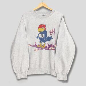 Vintage Kansas Jayhawks KU Jayhawks Sweatshirt, Retro University of Kansas Shirt